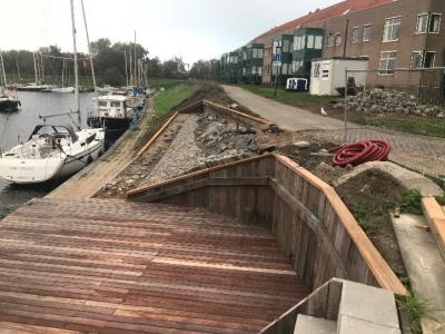 Aanleg steiger Greenport