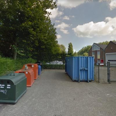 Milieustraat bij brandweerkazerne