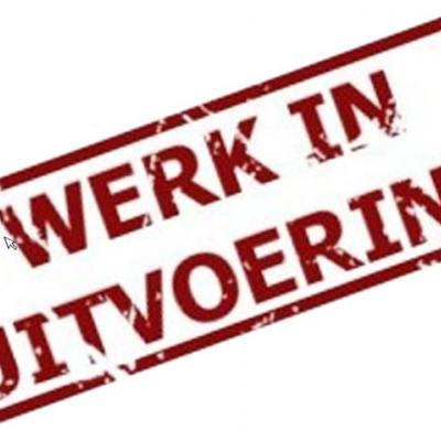 tekst: Werk in uitvoering