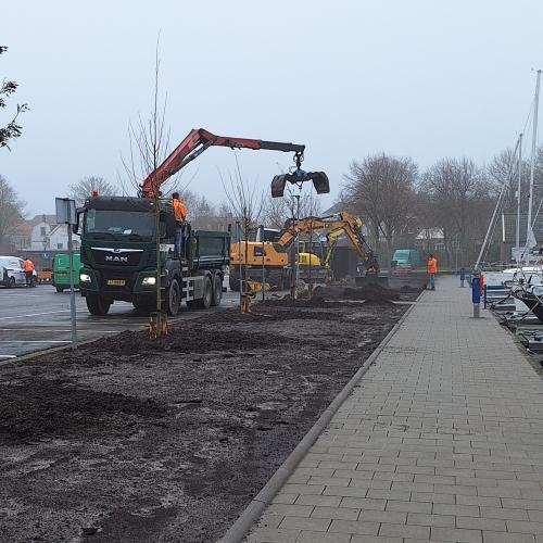 werkzaamheden groenstrook
